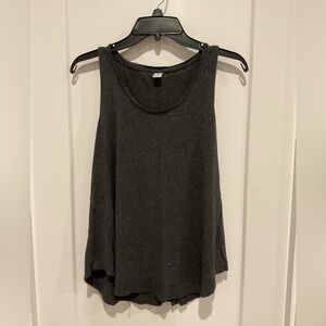 Grayish black with sparkles tank